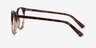 Fleury Brown Floral AcétateMontures de lunettes de vue d'EyeBuyDirect, Vue de Côté