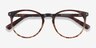 Fleury Brown Floral AcétateMontures de lunettes de vue d'EyeBuyDirect, Vue Rapprochée