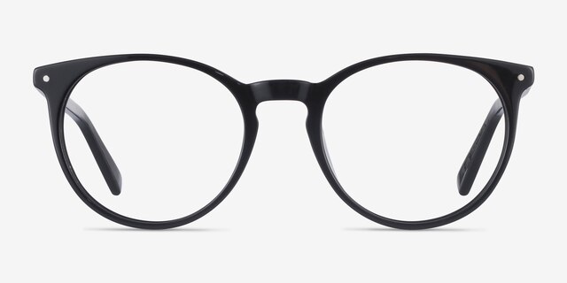 Fleury Black AcetateEyeglass Frames from EyeBuyDirect, Front View