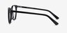 Fleury Black AcetateEyeglass Frames from EyeBuyDirect, Side View