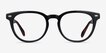 Maeby Black AcetateEyeglass Frames from EyeBuyDirect, Front View