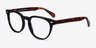 Maeby Black AcetateEyeglass Frames from EyeBuyDirect, Angle View