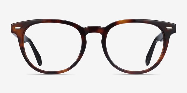 Maeby Dark Tortoise AcetateEyeglass Frames from EyeBuyDirect, Front View