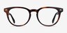 Maeby Dark Tortoise AcetateEyeglass Frames from EyeBuyDirect, Front View
