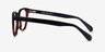 Maeby Dark Tortoise AcetateEyeglass Frames from EyeBuyDirect, Side View