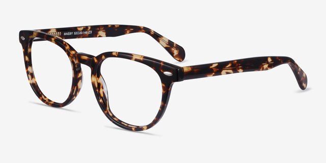 Maeby Tortoise AcetateEyeglass Frames from EyeBuyDirect, Angle View