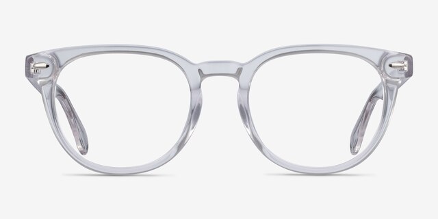 Maeby Clear AcetateEyeglass Frames from EyeBuyDirect, Front View