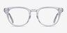 Maeby Clear AcetateEyeglass Frames from EyeBuyDirect, Front View