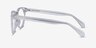 Maeby Clear AcetateEyeglass Frames from EyeBuyDirect, Side View