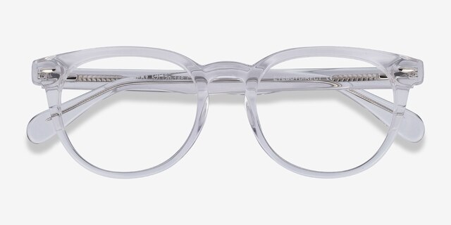 Maeby Clear AcetateEyeglass Frames from EyeBuyDirect, Closed View