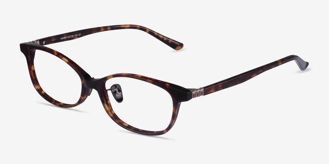Mabel Tortoise AcetateEyeglass Frames from EyeBuyDirect, Angle View
