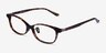 Mabel Tortoise AcetateEyeglass Frames from EyeBuyDirect, Angle View