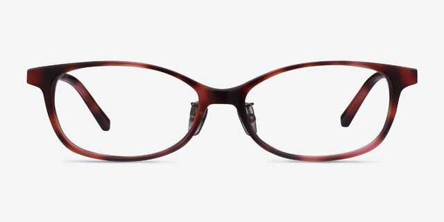 Mabel Pink Tortoise AcetateEyeglass Frames from EyeBuyDirect, Front View