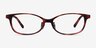 Mabel Pink Tortoise AcetateEyeglass Frames from EyeBuyDirect, Front View