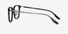 Follow Black Silver AcetateEyeglass Frames from EyeBuyDirect, Side View