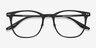 Follow Black Silver AcetateEyeglass Frames from EyeBuyDirect, Closed View