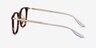 Follow Tortoise AcetateEyeglass Frames from EyeBuyDirect, Side View