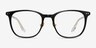 Follow Black Golden AcétateMontures de lunettes de vue d'EyeBuyDirect, Vue de Face