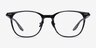Follow Striped AcetateEyeglass Frames from EyeBuyDirect, Front View