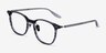 Follow Striped AcetateEyeglass Frames from EyeBuyDirect, Angle View