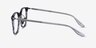Follow Striped AcetateEyeglass Frames from EyeBuyDirect, Side View