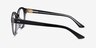 Amata Black AcetateEyeglass Frames from EyeBuyDirect, Side View