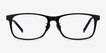 Calling Black AcetateEyeglass Frames from EyeBuyDirect, Front View
