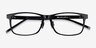 Calling Black AcetateEyeglass Frames from EyeBuyDirect, Closed View