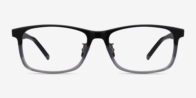 Calling Striped AcetateEyeglass Frames from EyeBuyDirect, Front View