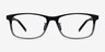 Calling Striped AcetateEyeglass Frames from EyeBuyDirect, Front View