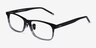 Calling Striped AcetateEyeglass Frames from EyeBuyDirect, Angle View