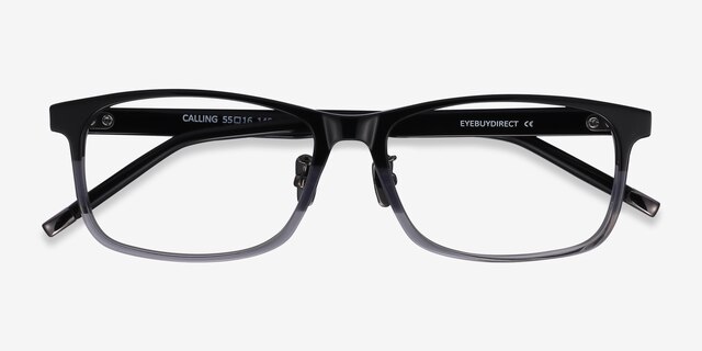 Calling Striped AcetateEyeglass Frames from EyeBuyDirect, Closed View