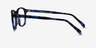 Socorro Blue Tortoise AcetateEyeglass Frames from EyeBuyDirect, Side View