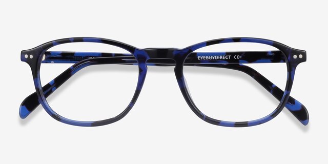 Socorro Blue Tortoise AcetateEyeglass Frames from EyeBuyDirect, Closed View