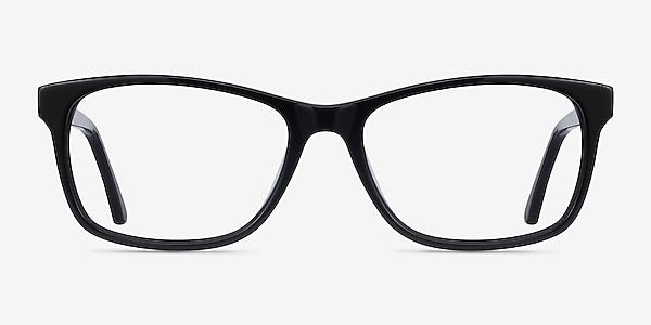 Annett Black Acetate Eyeglass Frames