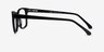 Annett Black AcetateEyeglass Frames from EyeBuyDirect, Side View