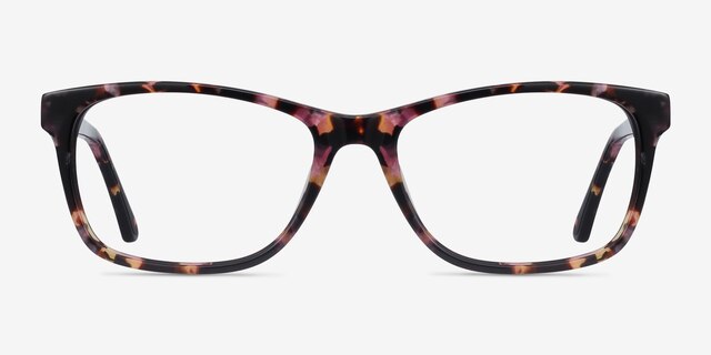 Annett Fleuries AcétateMontures de lunettes de vue d'EyeBuyDirect, Vue de Face