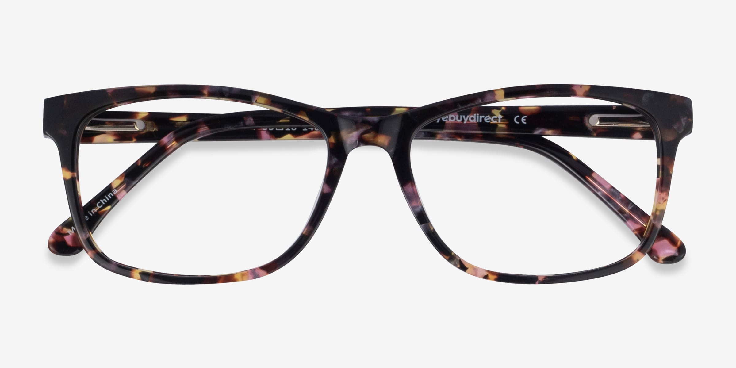 Annett Rectangle Floral Full Rim Eyeglasses Eyebuydirect