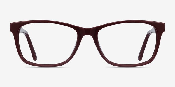 Annett Burgundy Acétate Montures de lunettes de vue
