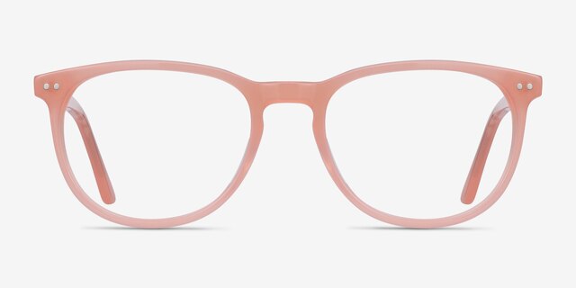 Cherbourg Coral AcetateEyeglass Frames from EyeBuyDirect, Front View