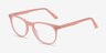 Cherbourg Coral AcetateEyeglass Frames from EyeBuyDirect, Angle View