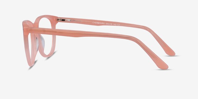 Cherbourg Coral AcetateEyeglass Frames from EyeBuyDirect, Side View