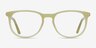Cherbourg Lime Green AcétateMontures de lunettes de vue d'EyeBuyDirect, Vue de Face