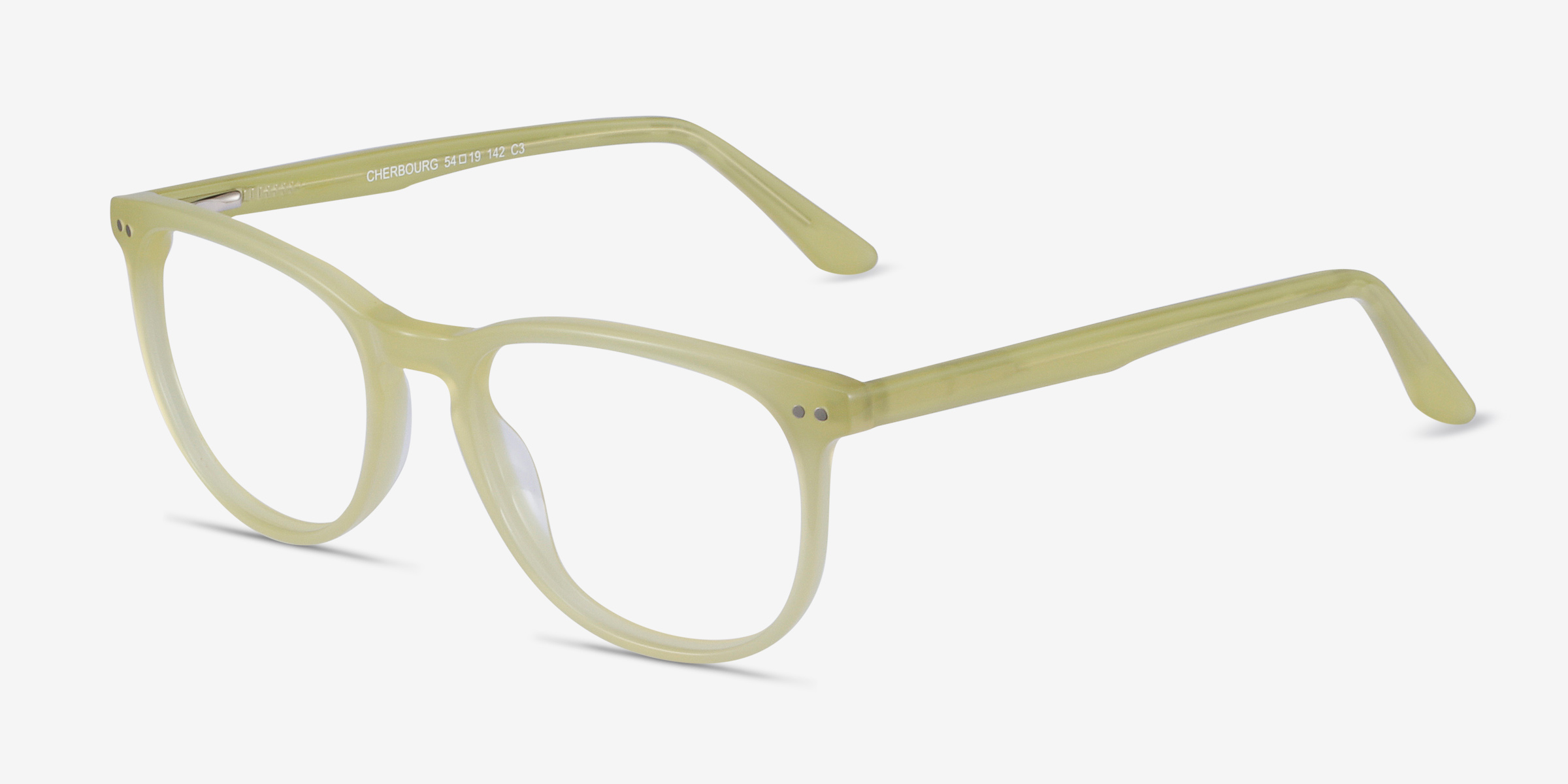 Cherbourg Striking Lime Green Eyeglasses Eyebuydirect 