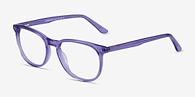 Cherbourg Oval Purple Glasses for Women | Eyebuydirect