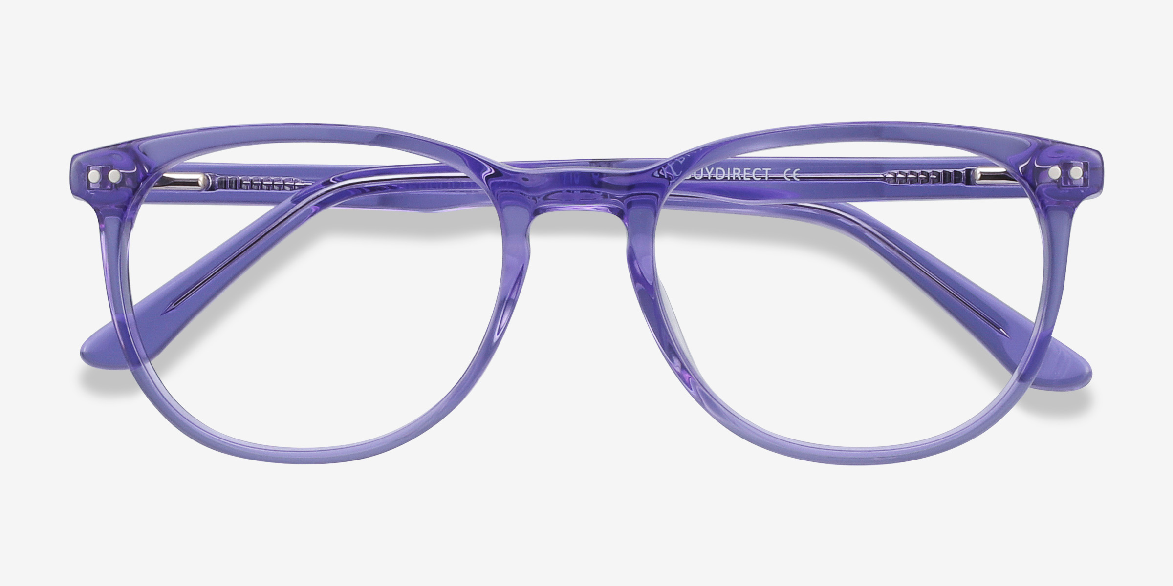 Cherbourg Oval Purple Glasses for Women | Eyebuydirect