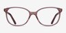 Thelma Pink AcetateEyeglass Frames from EyeBuyDirect, Front View