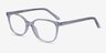 Thelma Clear AcetateEyeglass Frames from EyeBuyDirect, Angle View