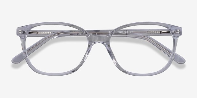 Thelma Clear AcetateEyeglass Frames from EyeBuyDirect, Closed View
