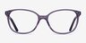 Thelma Purple AcetateEyeglass Frames from EyeBuyDirect, Front View
